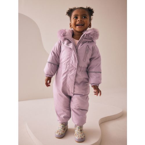 Pink Shower Resistant Snowsuit (3mths-7yrs)