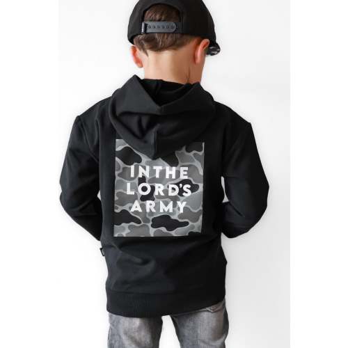 In the Lord's Army Kids Black Hoodie