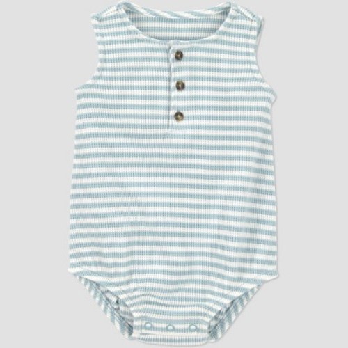 Carter's Just One You® Baby Boys' Striped Bubble Romper - Blue 9M