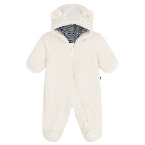 KIDS Petit Bateau Baby Teddy Jumpsuit - Cream | Garmentory
