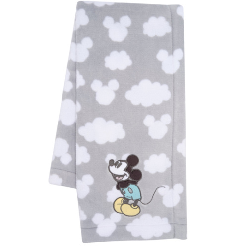 Disney Baby Moonlight Mickey Mouse Gray Soft Fleece Baby Blanket – Lambs & Ivy