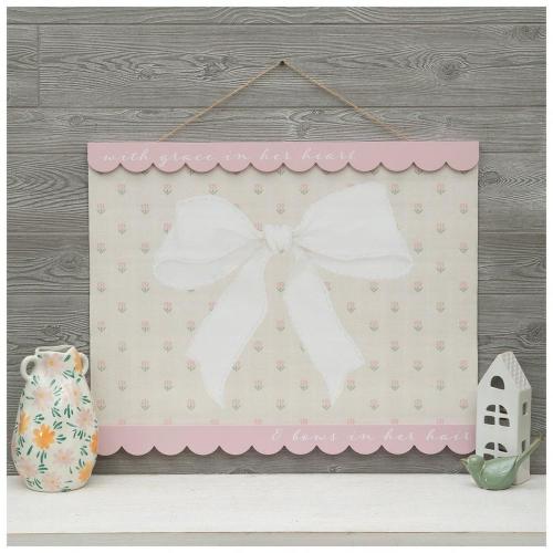 With Grace Floral Tapestry Wall Decor