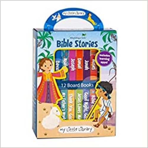 My Little Library: Bible Stories (12 Board Books & 3 Downloadable Apps!)