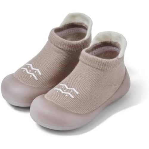 Baby Sock Shoes Baby Walking Shoes Infant Non-Slip Breathable Slippers with Soft Rubber Sole Baby Boys Girls Sneakers