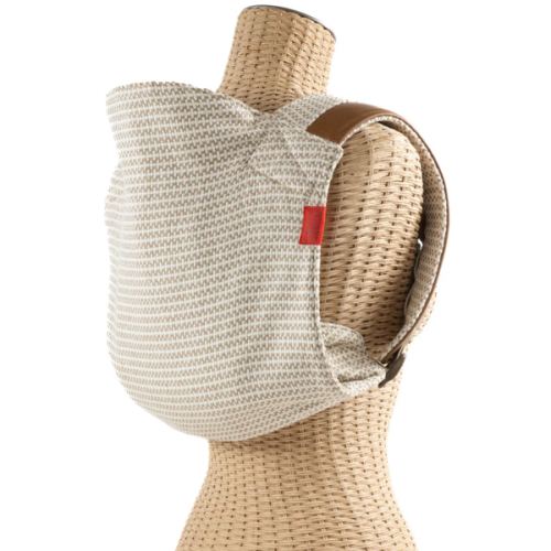 Toffee and Walnut Leather Onbuhimo