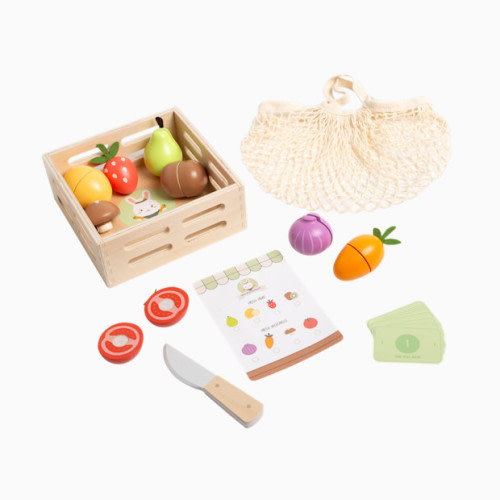 21-Piece Farmers Market Pretend Food Play Set