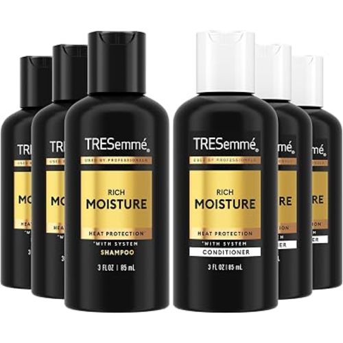 TRESemmé Travel Shampoo & Conditioner Set 3-Pack, 3 Oz Ea