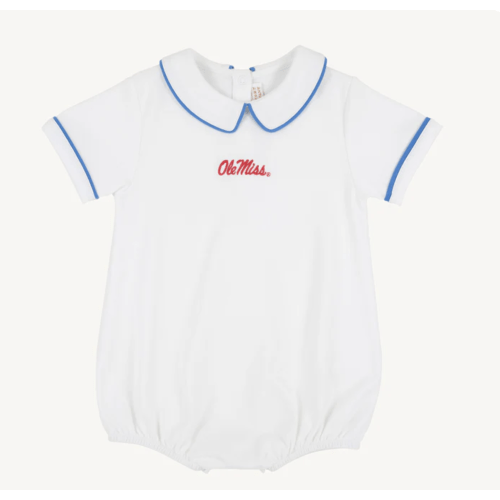 Ole Miss Short Sleeve Biltmore Bubble - Worth Avenue White