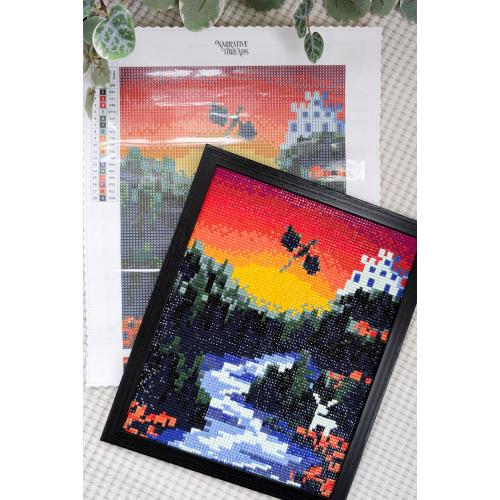 Licensed Terrasen Diamond Painting Kit | Throne of Glass Sarah J Maas ToG