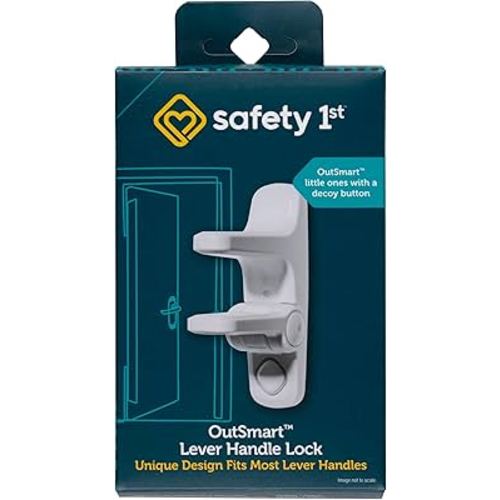 Safety 1st OutSmart Child Proof Door Lever Lock, White, 1 Count