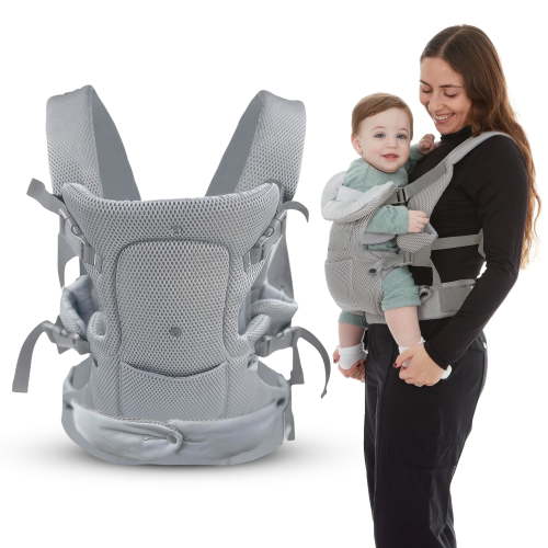 Safety 1st Cool Breeze All-Season Baby Carrier Breathable and Adjustable Toddler & Newborn Carrier