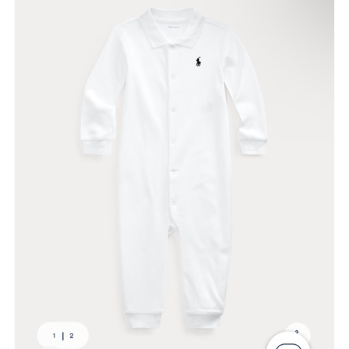 Soft Cotton Polo Coverall | Ralph Lauren