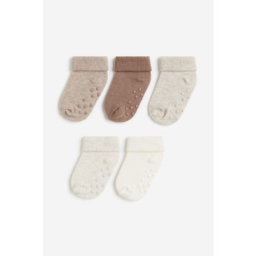5-pack Non-slip Socks