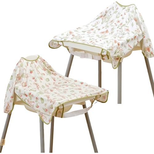Happy Flute Long Sleeve Baby Bib for Highchair