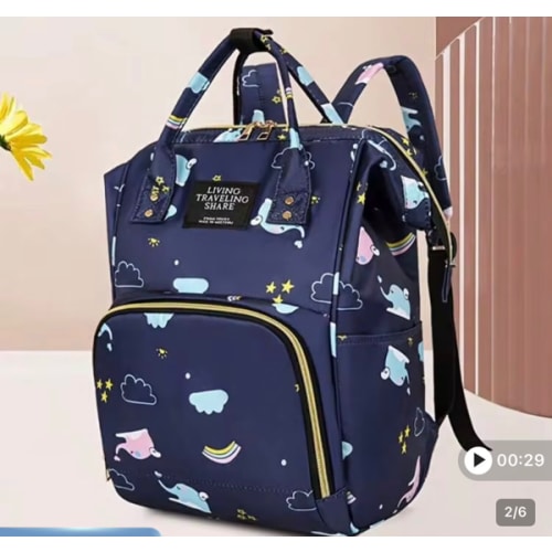 Oaoleer 1pc The New 1pc Oxford Cloth Large-Capacity,Ultra-Light Multi-Functional Mother And Baby Bag,Changing Bag, Backpack Bag,Convenient Storage And Travel | SHEIN USA