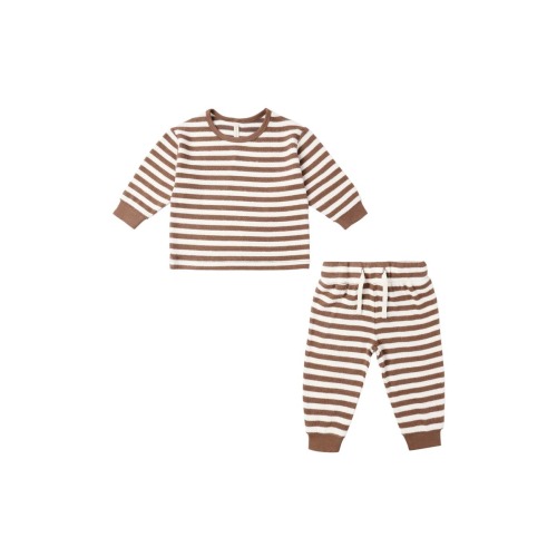 Cedar Stripe Cozy Top & Sweatpants Set, 0-3M
- Only 1 left