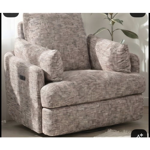Eastern Shore Crowley Swivel Power Glider Recliner in Rainbow