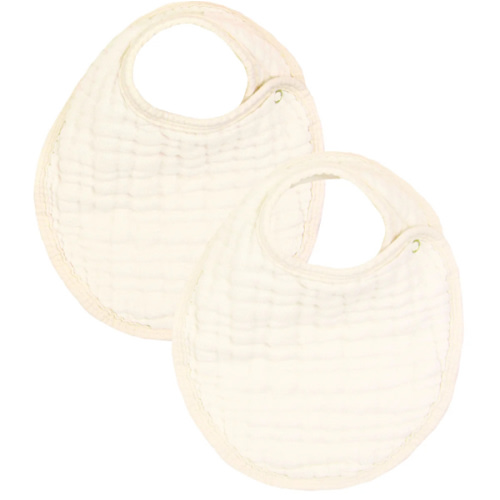 Bib 2 Pack - Cream