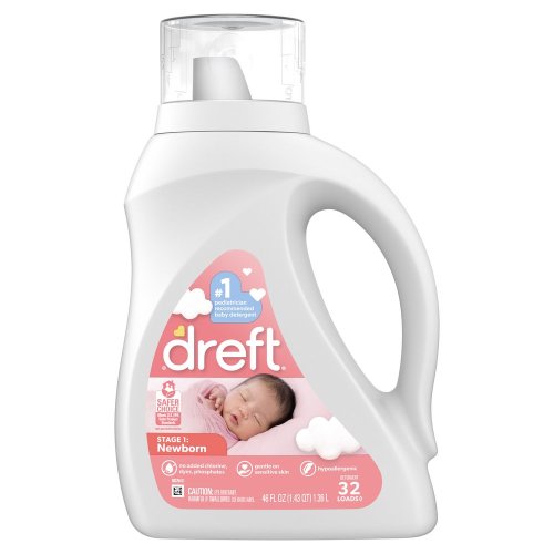 Dreft Stage 1: Newborn HE Liquid Laundry Detergent 32 Loads