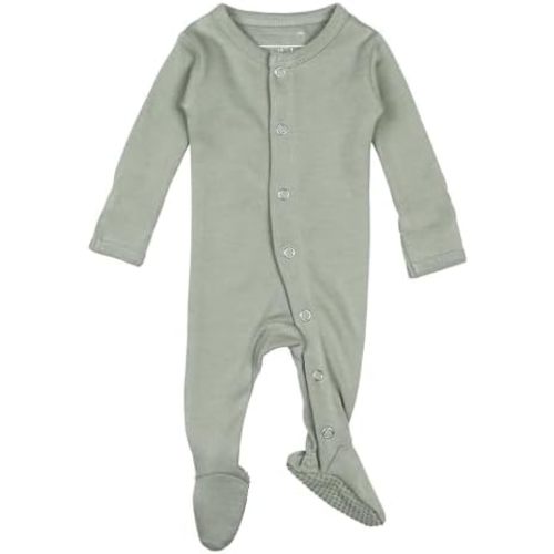 L'ovedbaby baby-girls Organic Baby Snap Footie