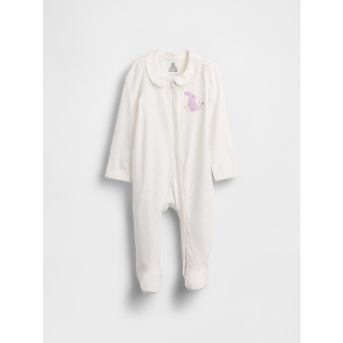 Baby First Favorites Organic Cotton Footed One-Piece (Newborn)