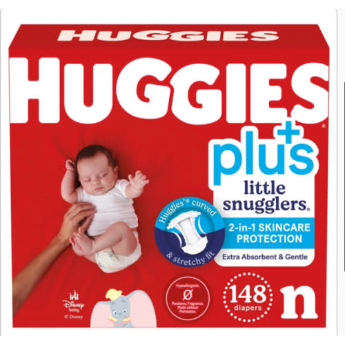 Huggies Plus Diapers Size Newborn | Costco
