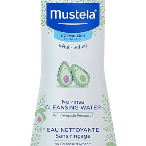 Mustela Baby Cleansing Water - No-Rinse Micellar Water - with Natural Avocado & Aloe Vera - for Baby's Face, Body & Diaper - 1 or 2-Pack - Various Sizes