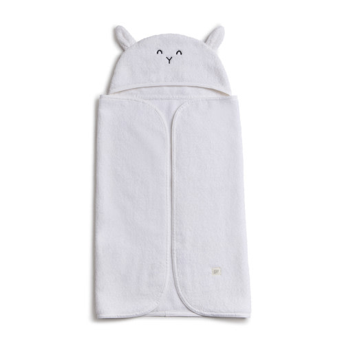 Tiny Kind Cozy Critter Organic Towel - Lamb, 0-12M