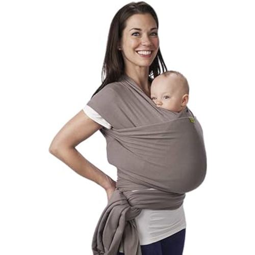 Boba Wrap Baby Carrier - Original Stretchy Infant Sling, Perfect for Newborn Babies and Children up to 35 lbs (Gray)