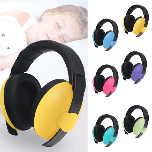 SPRING PARK Hearing Protection Kids Noise Cancelling Baby Earmuffs, Yellow
