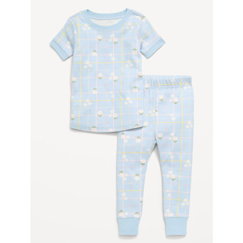 Printed Snug-Fit Pajama Set for Toddler & Baby
