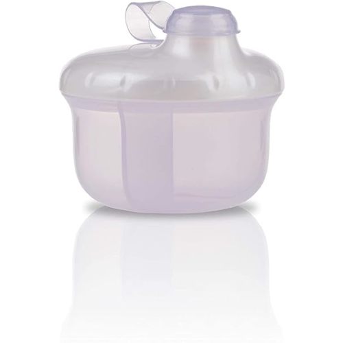 Nuby Powder Formula Dispenser, 3 Compartments, Purple