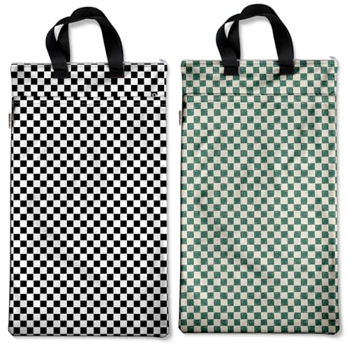 Mama Koala Reusable Hanging Wet Dry Bags for Baby Items, Cloth Diapers, Swimsuits, Travel, Gym Clothes, Beach, Pump Parts, Toiletries, Two Zippered Pockets, 2 Pack (W009L)