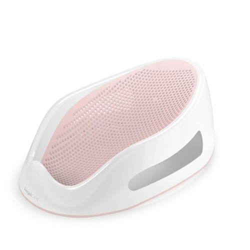 Angelcare Baby Bath Support (Pink) | Ideal for Babies Less than 6 Months Old