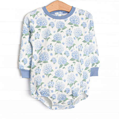 Hydrangea Blooms Sweatshirt Bubble, Blue – Stitchy Fish