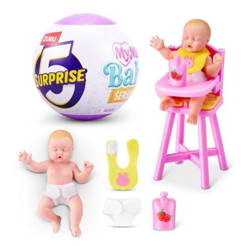 5 Surprise My Mini Baby Series 2: Rubber Compound Mini Figure with Accessory Pieces