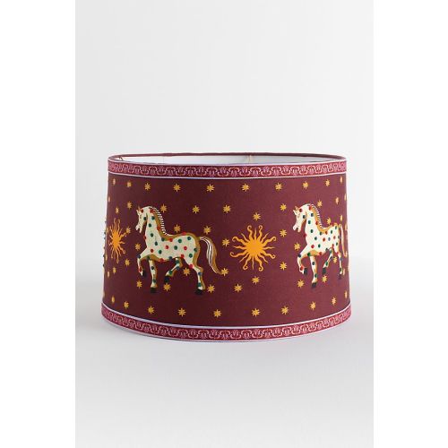 Printed Goods Horse 16" Drum Lamp Shade
