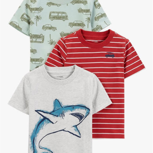 Simple Joys by Carter's Baby Boys' 3-Pack Short-Sleeve Tee Shirts