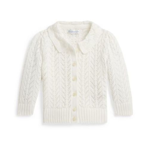 Baby Girls' Peter Pan Collar Cardigan