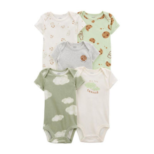 Carter's Baby Unisex 5-pc. Short Sleeve Bodysuit