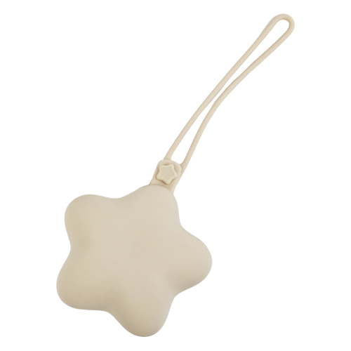 Shoreew Star Shaped Pacifier Holder Case with Hanging Rope Food Grade BPA Free Portable Silicone Pacifier Protector Case