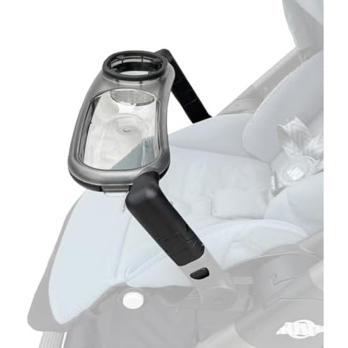 Stroller Snack Tray Compatible with Cybex Balios,Gazelle, Talos Series Prams - BPA-Free Tritan Baby Travel Tray, 360° Swivel for Easy Access, Folds with Stroller, Easy Clean