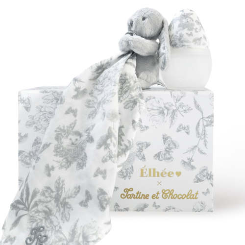 Coffret biberon + Doudou Elhee x Tartine & Chocolat - Elhee