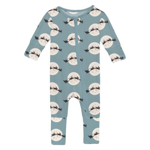 Print Convertible Coverall in Stormy Sea Santa's Sleigh