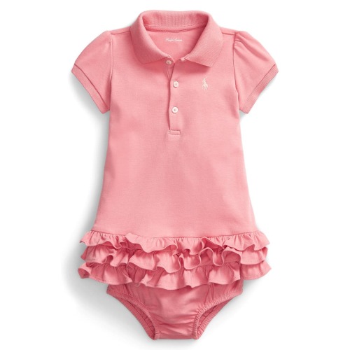 Ruffle Cotton Polo Dress & Bloomers, 18M
- Only a few left