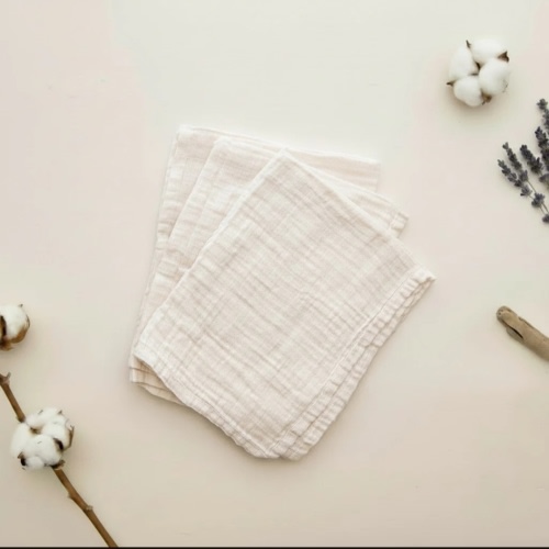 Organic Cotton Muslin Squares 3-pack – Blaynk