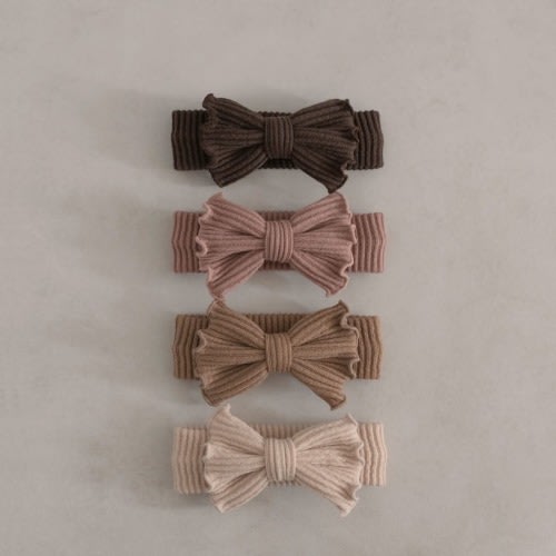 Baby Knit Bow Headband (3-18m) - 4 Colors | AT NOON STORE