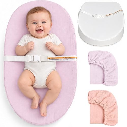 Muslin Baby Changing Pad Waterproof Lining with 2 Pack Covers