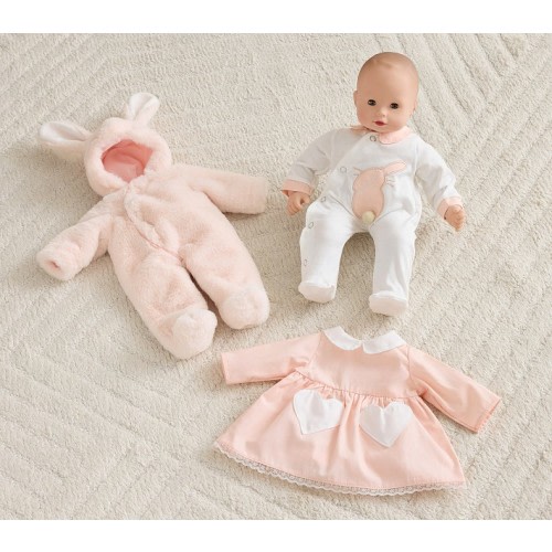 Pink Baby Doll Wardrobe, Set of 3