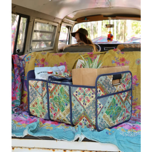 Car Trunk Organizer - Mandala Folk Patchwork